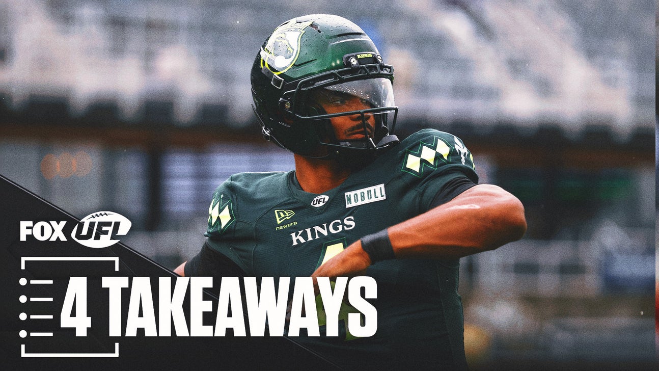 4 Takeaways From Week 9 Of The 2026 UFL Season