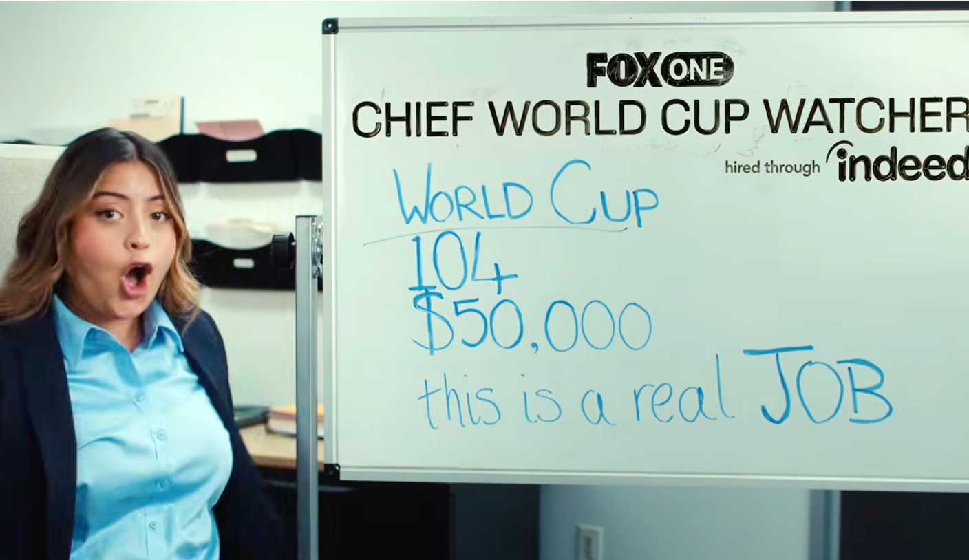 FOX Sports, FOX One, Indeed Launch Search to Find ‘Chief World Cup Watcher’