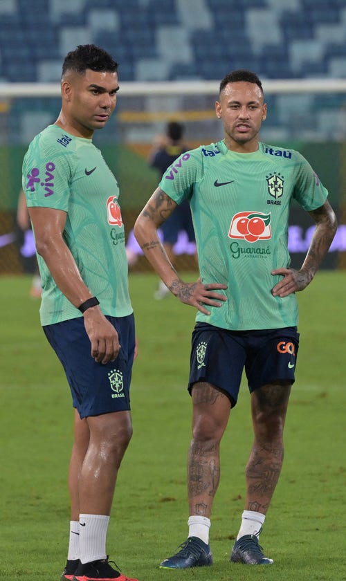 Casemiro Says Injured Neymar Can Still Be Brazil's 'Protagonist' At World Cup