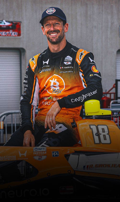 Romain Grosjean's No. 18 Car Will Have Kyle Busch's Font At The INDY 500