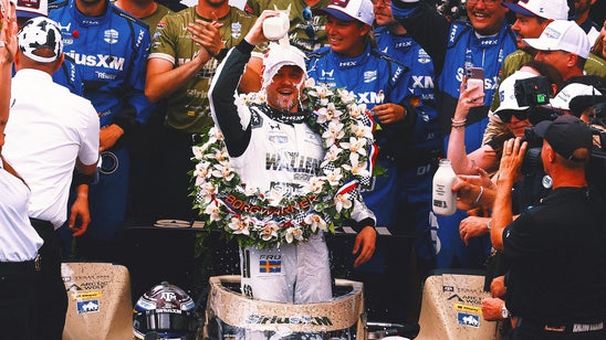 Photos: Felix Rosenqvist Celebrates Sweet Indy 500 Victory With Milk