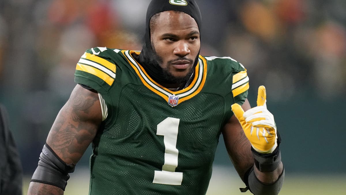 Micah Parsons had 12.5 sacks in 14 games in his first season with the Packers. (Photo by John Fisher/Getty Images)