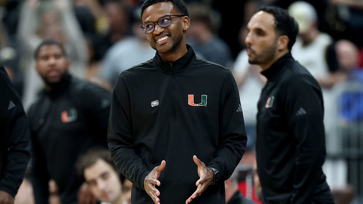 Jai Lucas led Miami to 26 wins and an NCAA Tournament appearance in his first season as the Hurricanes' head coach. (Photo by Jamie Squire/Getty Images)