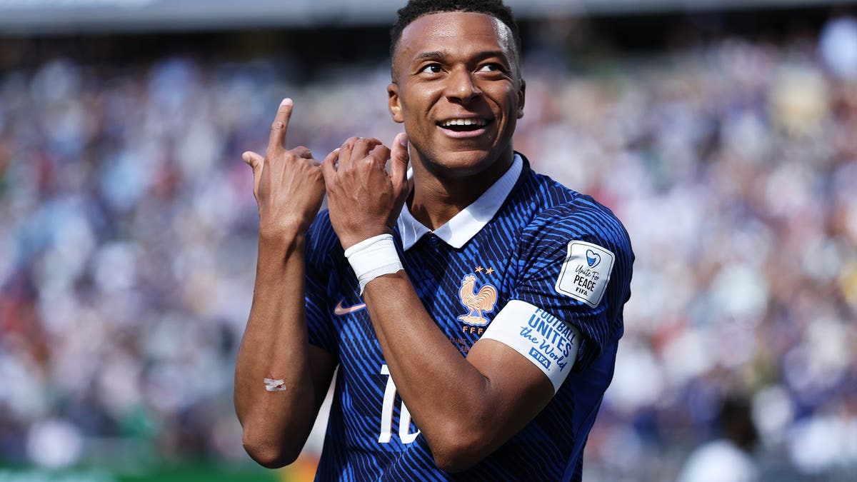 Kylian Mbappé is now up to 14 World Cup goals, three shy of breaking the all-time record (Photo by Dan Mullan/Getty Images).
