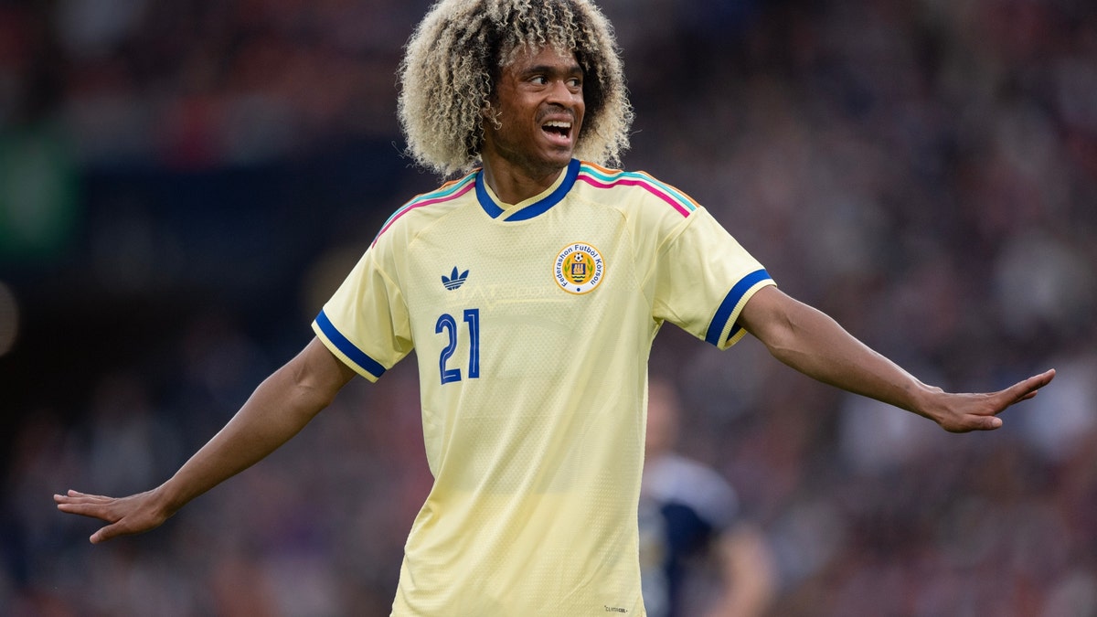 Tahith Chong is the only player on Curaçao who was actually born in the country. (Visionhaus/Getty Images)