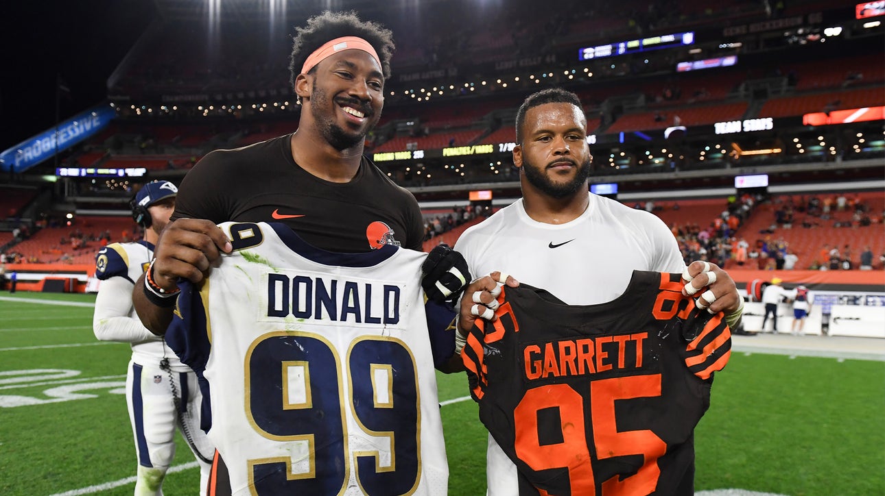 Aaron Donald On Return To Rams After Myles Garrett Trade: ‘It Got Me Thinking’