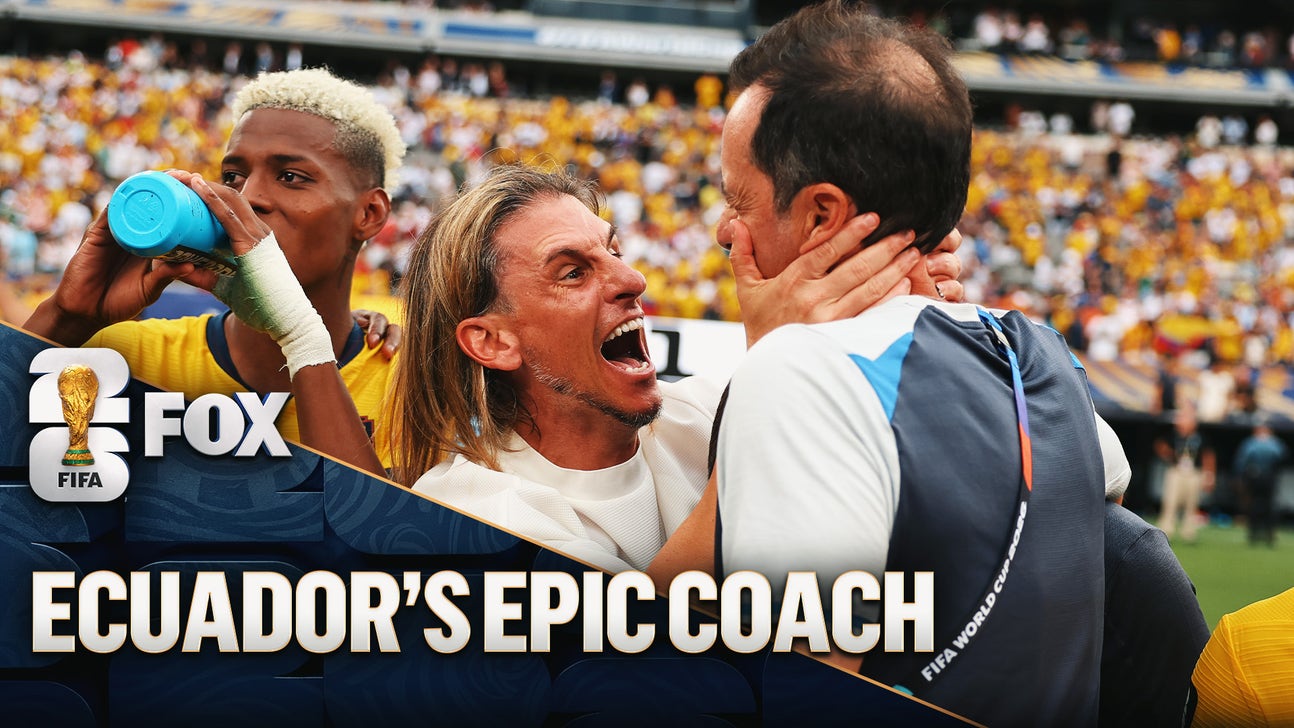 Ecuador Coach Sebastián Beccacece Jumps Into Stands During Historic Win