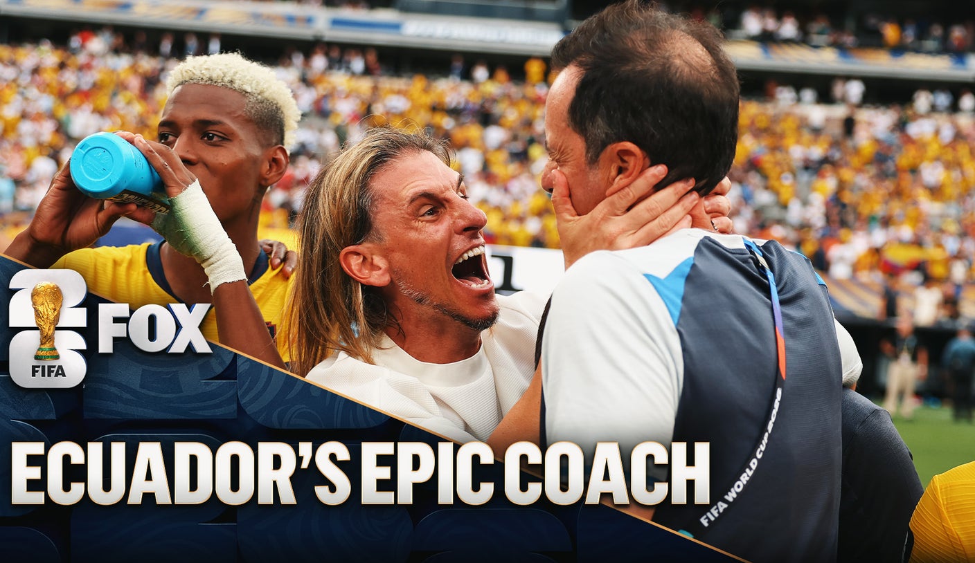 Ecuador Coach Sebastián Beccacece Jumps Into Stands During Historic Win