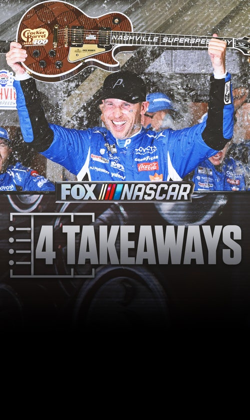 4 Takeaways From Denny Hamlin Snatching Win From Christopher Bell In Nashville