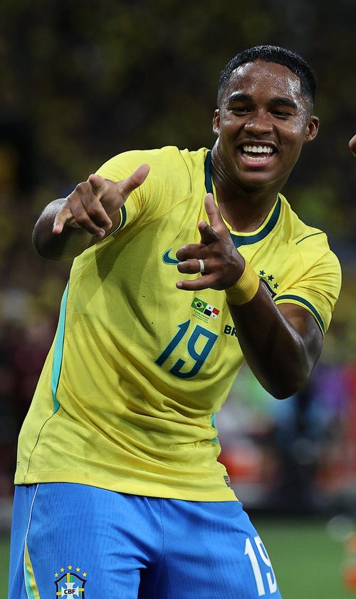 Brazil's Endrick Makes World Cup Vow To Ancelotti After Scoring Winner In Friendly