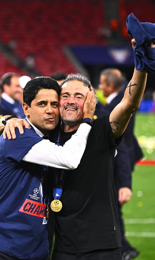PSG President Dismisses Luis Enrique Exit Rumors After Champions League Victory