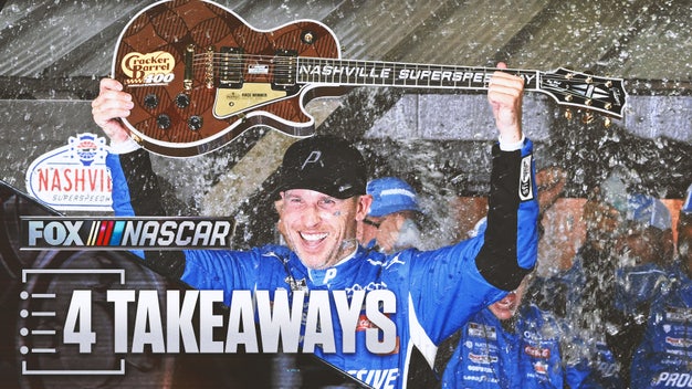 4 Takeaways From Denny Hamlin Snatching Win From Christopher Bell In Nashville