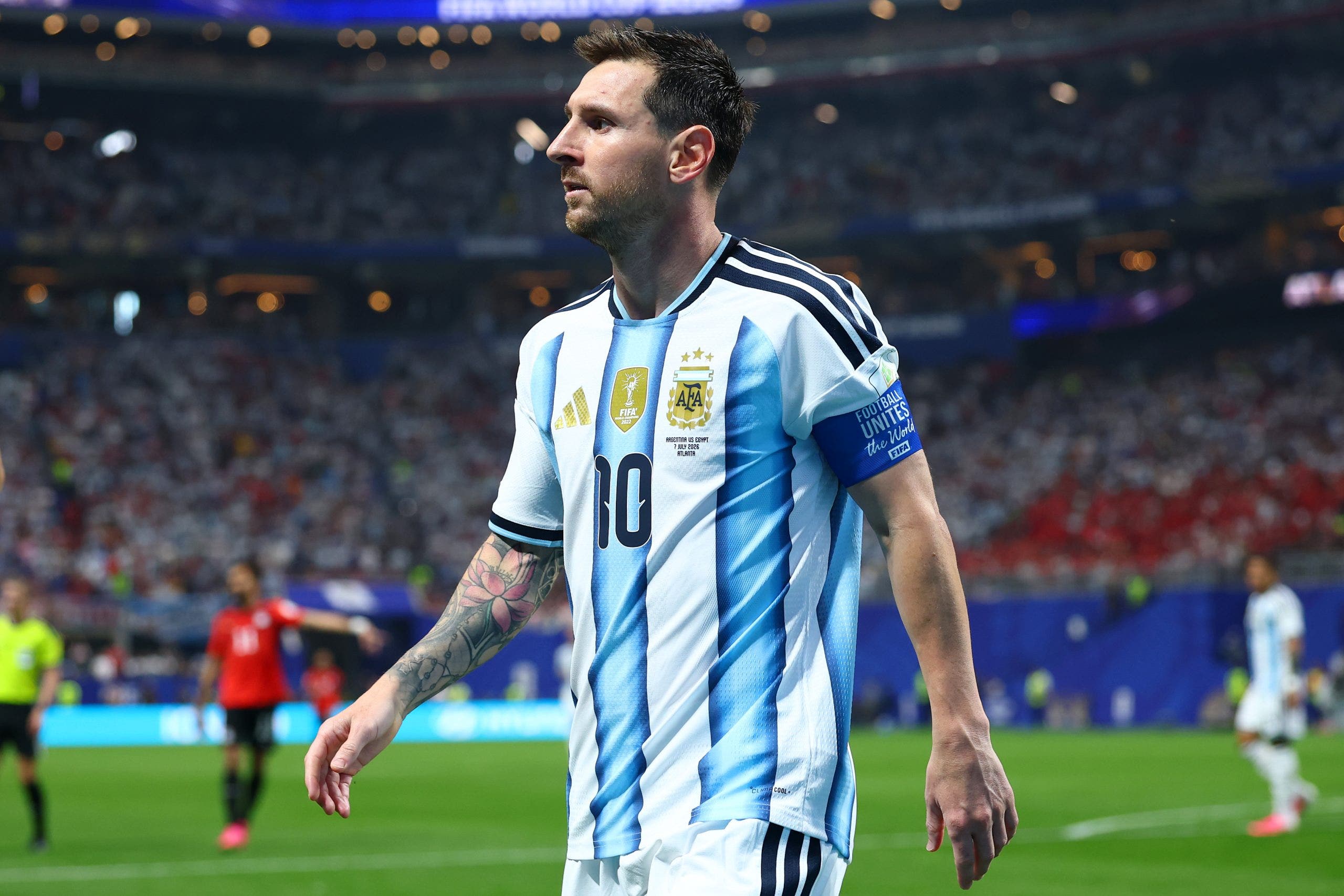 Lionel Messi could spell retired a Golden Boot victor — adjacent if Argentina misses the last (Getty Images)