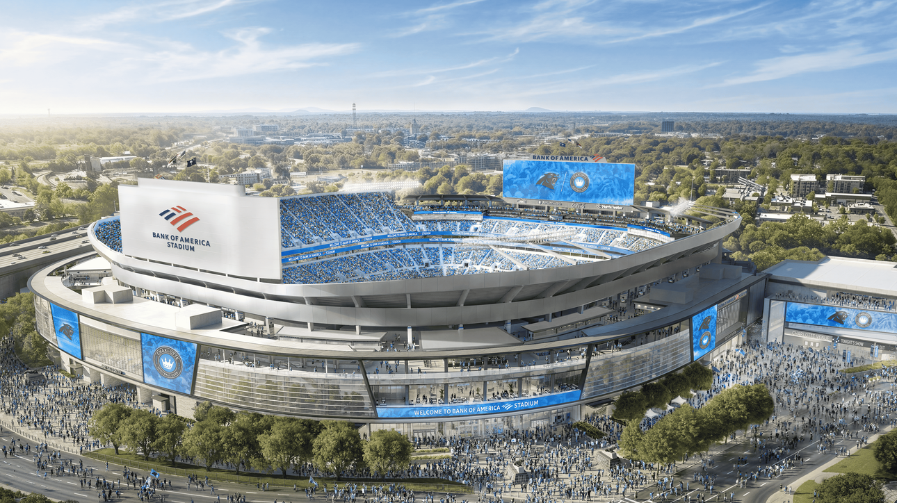 Carolina Panthers Unveil Rengderings For Expanded $1.3 Billion Stadium Renovation
