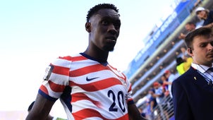FIFA WORLD CUP MEN Trending Image: Folarin Balogun Receives Red Card In Second Half Against Bosnia And Herzegovina