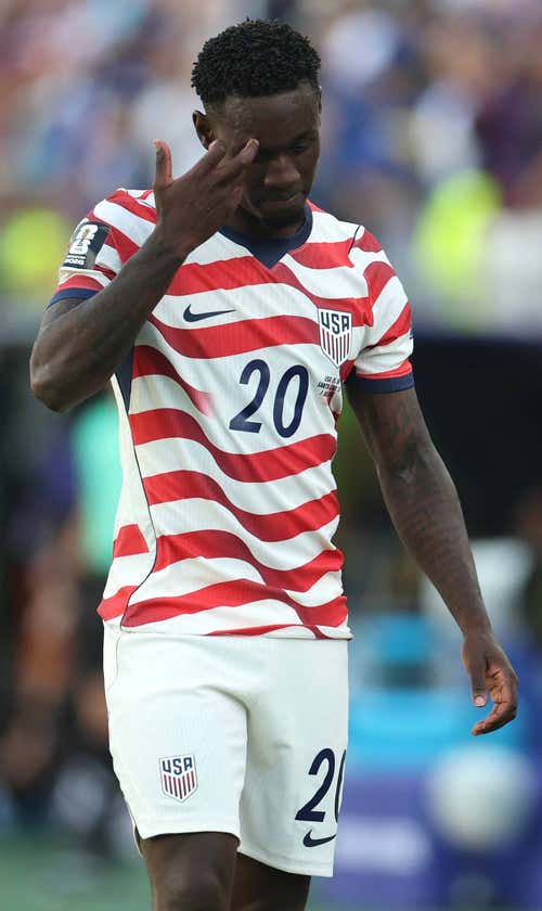 Sports World Reacts To Folarin Balogun's Controversial Red Card In USA Win: 'Man What'