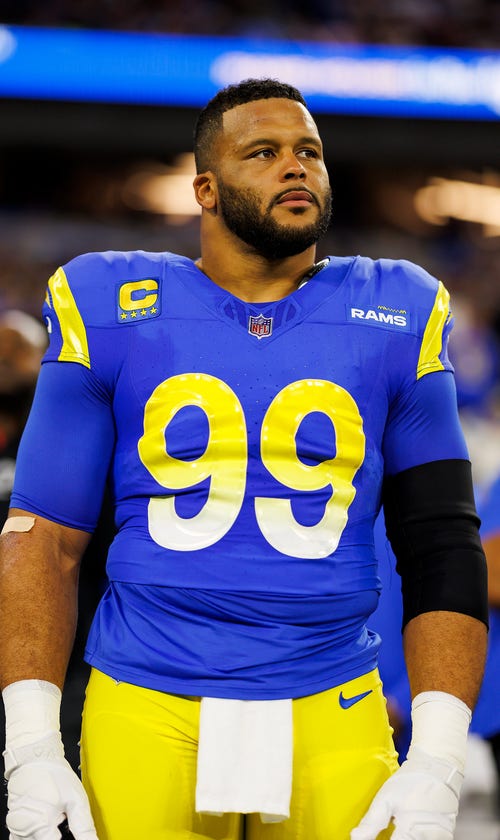 Rams Target Super Bowl Champs During Uniform Reveal. Is Aaron Donald's Return Next?