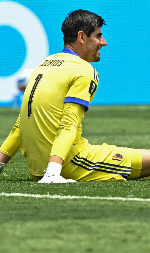 Belgium Concedes Minutes After Star Goalkeeper Thibaut Courtois Subs Off