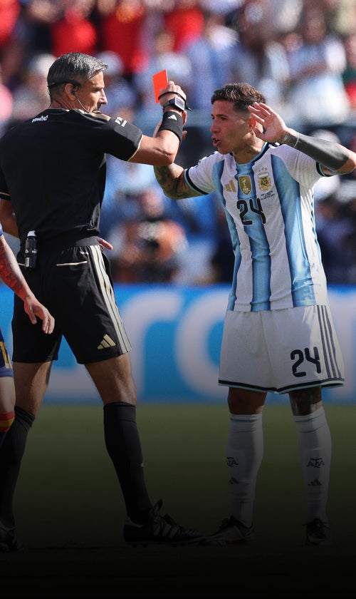 Enzo Fernández Sent Off As Argentina Goes Down To 10 Men In World Cup Final