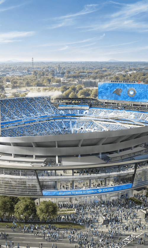 Carolina Panthers Unveil Rengderings For Expanded $1.3 Billion Stadium Renovation