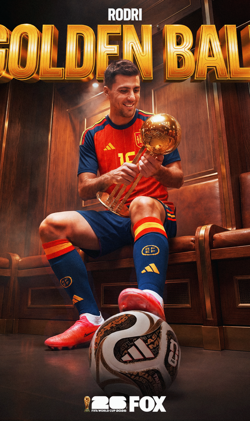 Spain's Rodri Wins Golden Ball Award For FIFA World Cup's Best Player