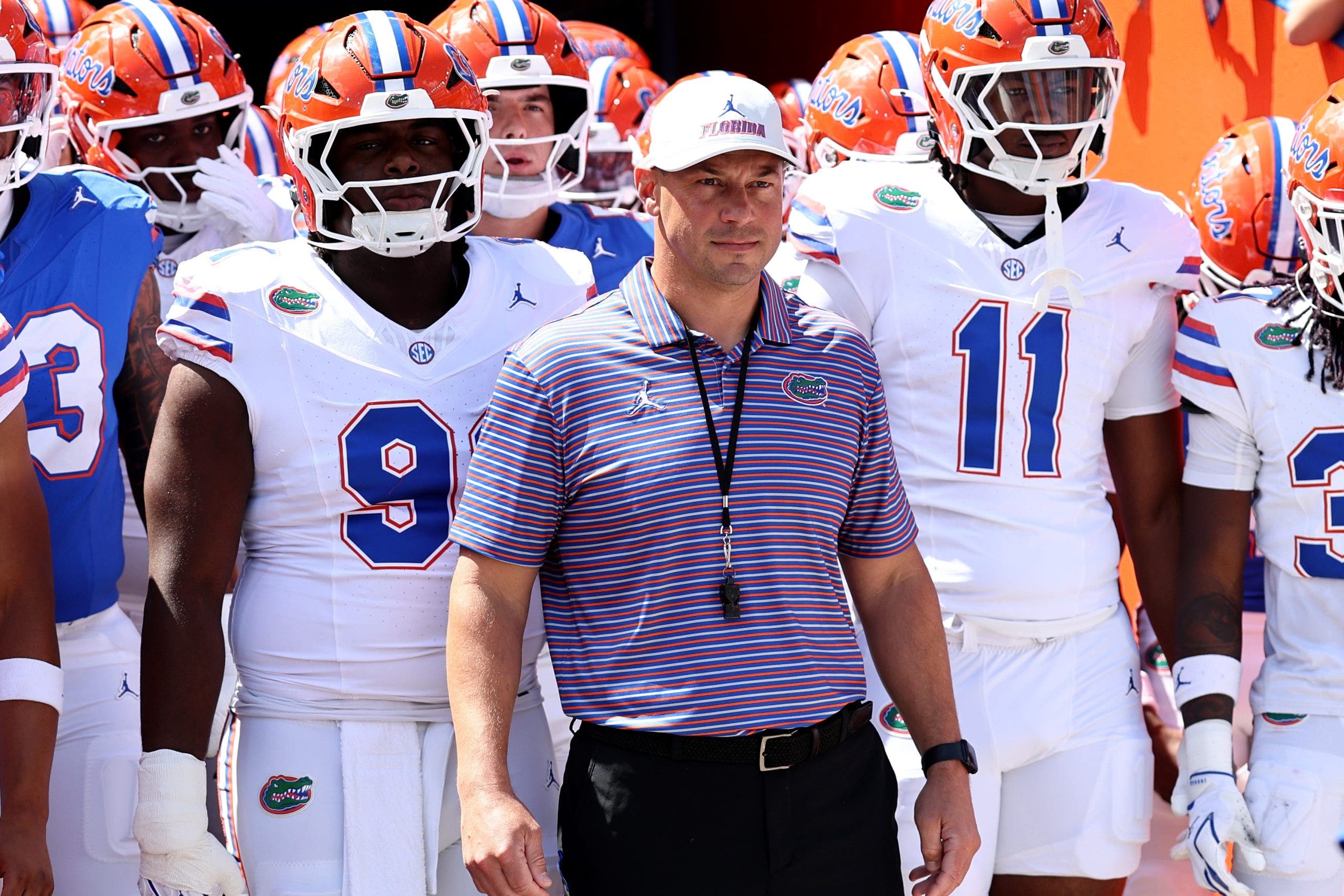 Jon Sumrall is one of two coaches, along with UCLA's Bob Chesney, to take his mid-major team, Tulane, to the CFP, and earn a Power-4 head coaching gig. (Photo by Dustin Markland/Getty Images for ONIT)