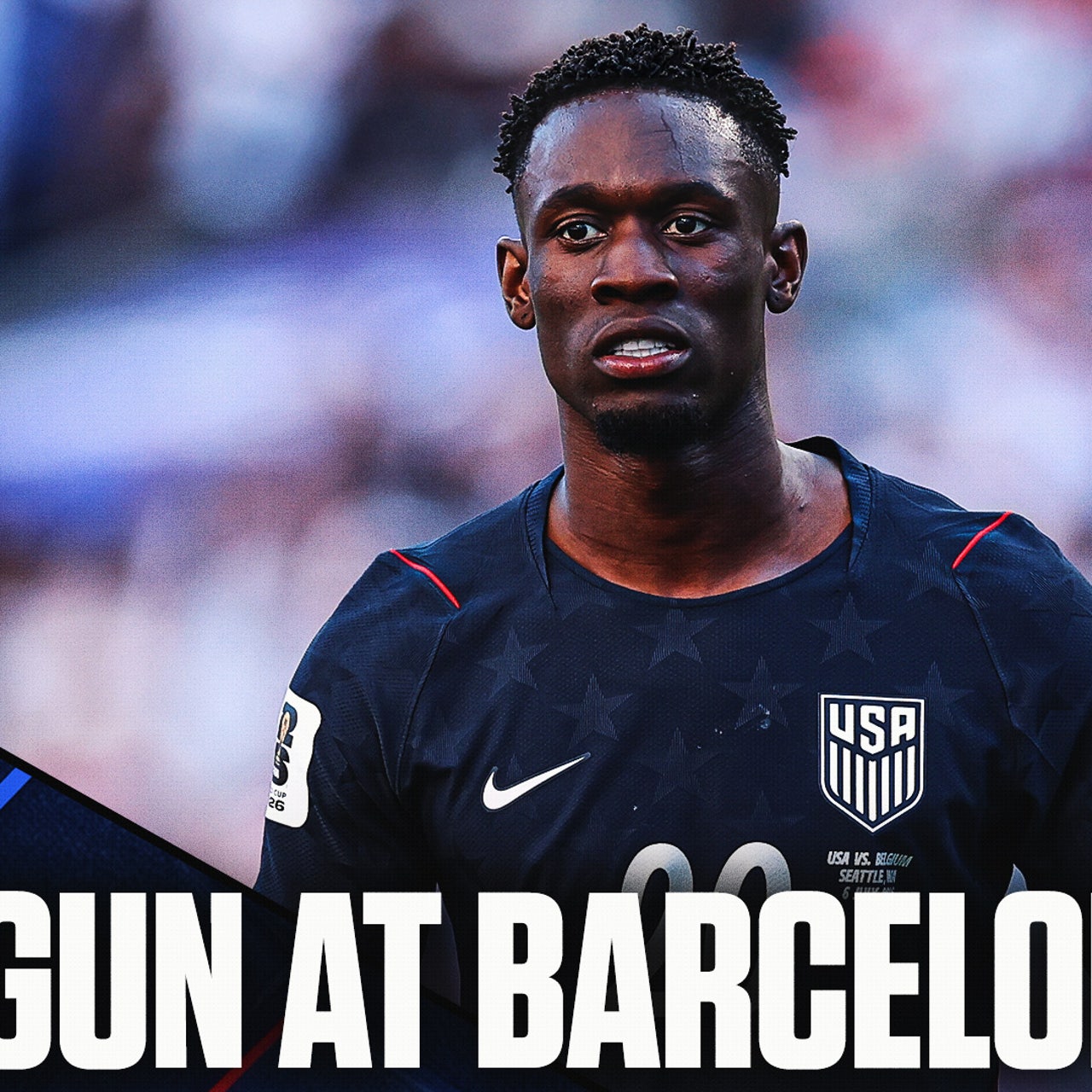 Folarin Balogun linked to Barcelona as Monaco set $70M price; Stu Holden says 'I think he could be successful there for sure'