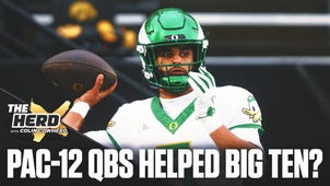 COLLEGE FOOTBALL Trending Image: Former Pac-12 Quarterbacks ‘Transforming’ The Big Ten? Klatt, Cowherd Weigh In