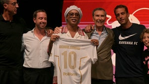 FIFA WORLD CUP MEN Trending Image: Ronaldinho Returns: Third-Tier Italian Club Celebrates Signing Of 46-Year-Old Legend