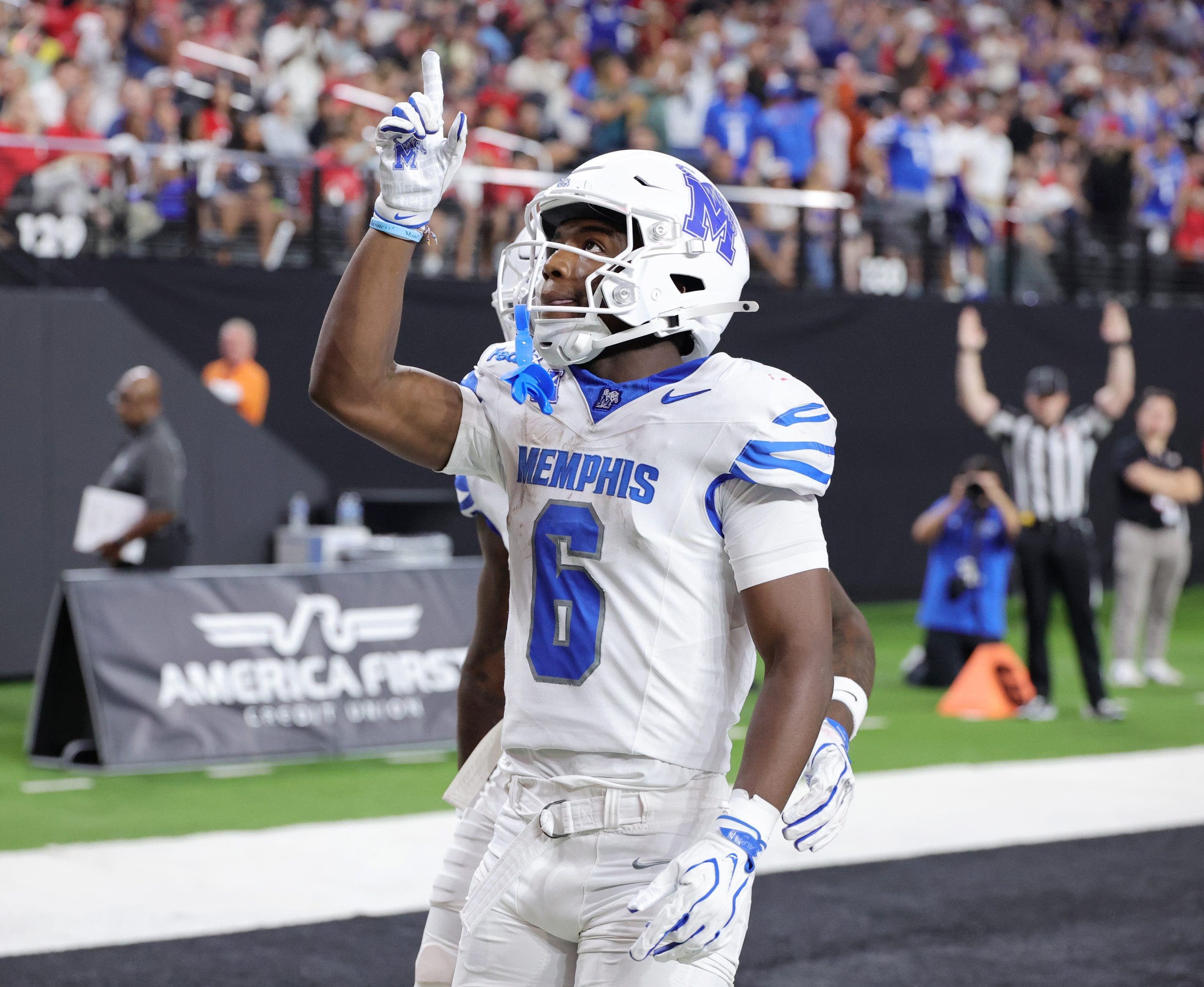 Jaylin Carter rushed for 183 yards against Arkansas State (Photo by Ethan Miller/Getty Images).