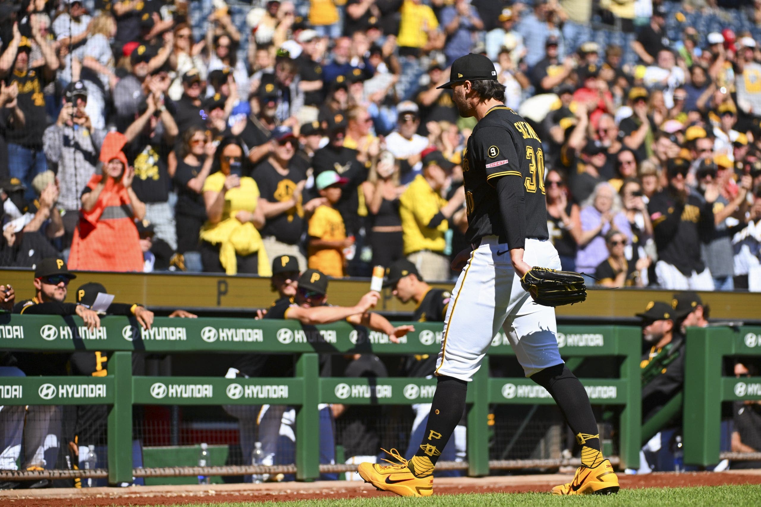 A tough followup season for Paul Skenes after a Cy Young 2025 helped doom the Pirates this summer. (Photo by Christopher Denver/MLB Photos via Getty Images)