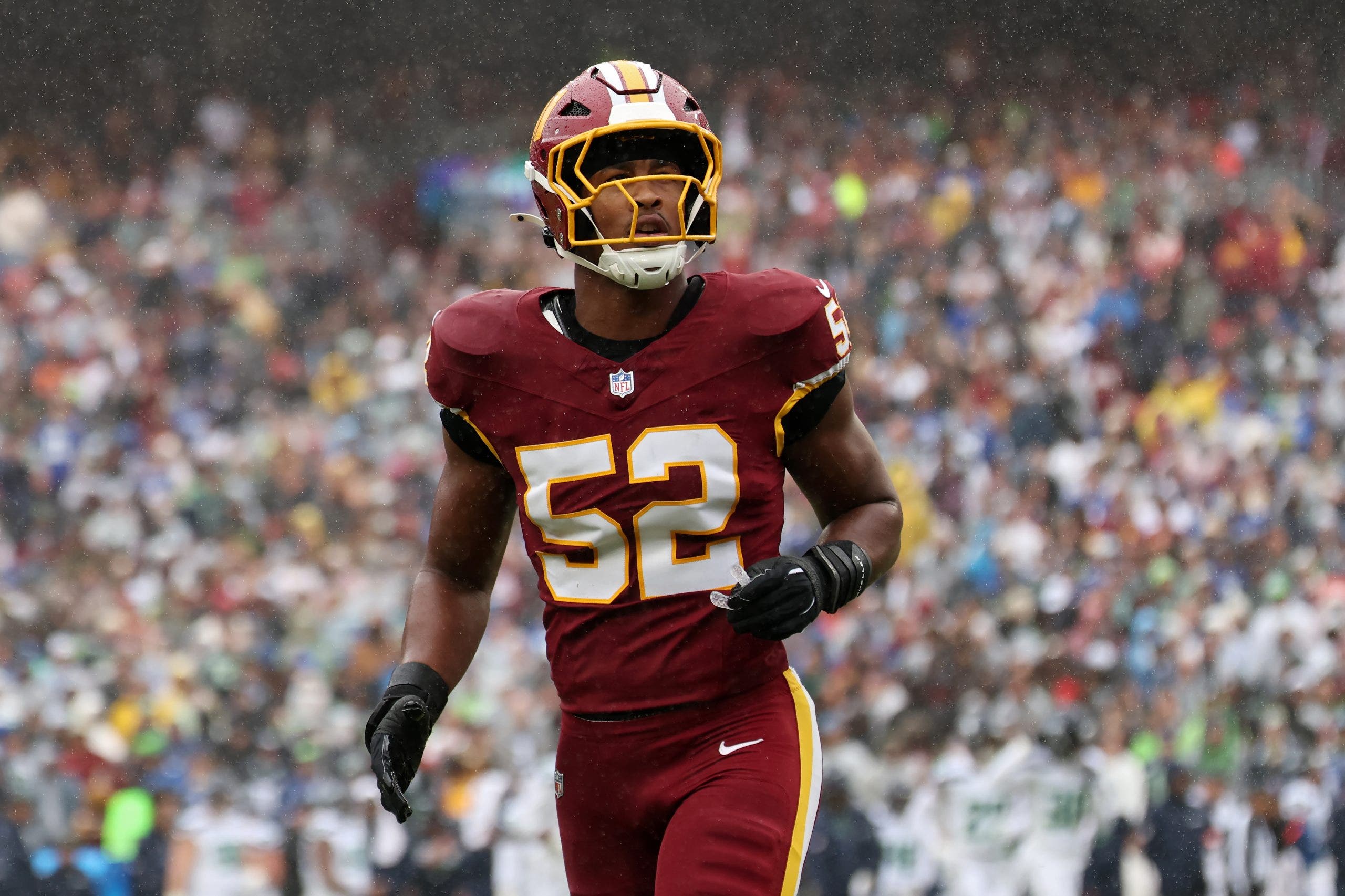 Sonny Styles is +600 to win the DROY award (Photo by Scott Taetsch/Getty Images).