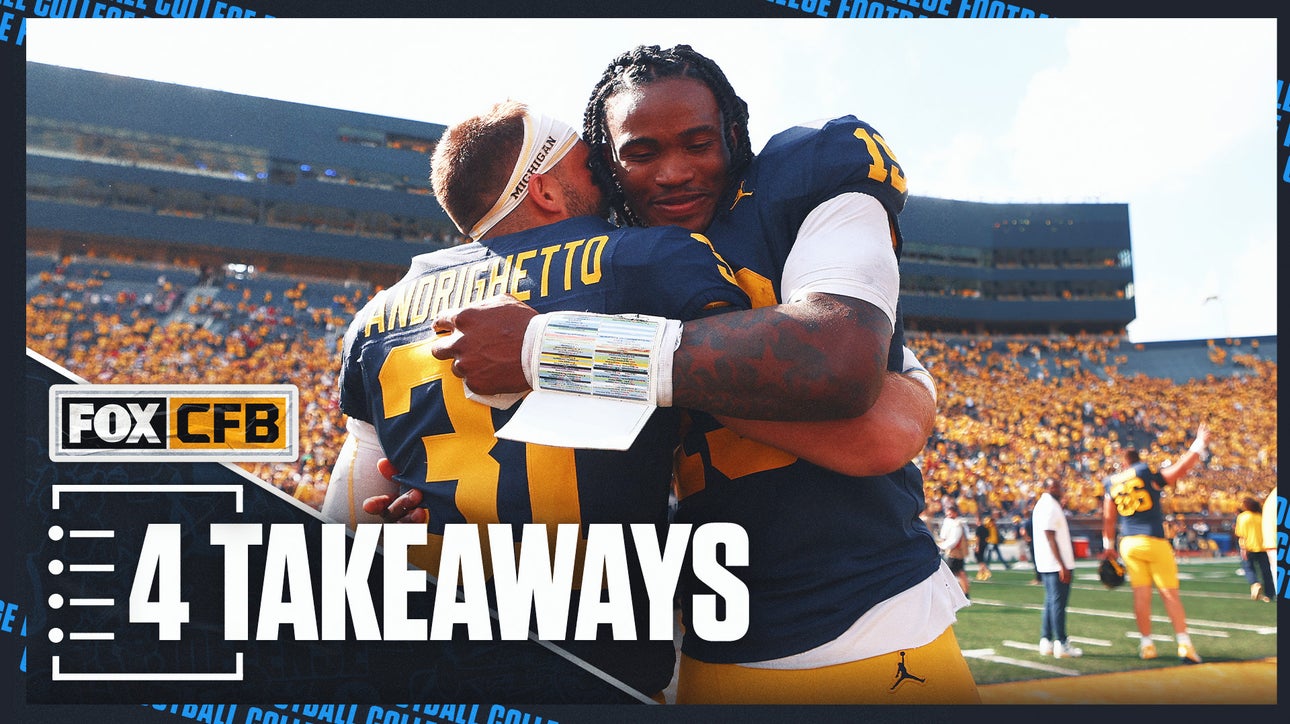 4 Takeaways From Michigan's Thrilling Win Over Oklahoma