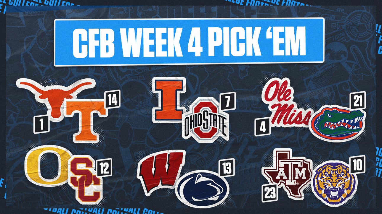 CFB Pick 'Em: Top Week 4 Games, Including Texas-Tennessee, Michigan-Iowa And More