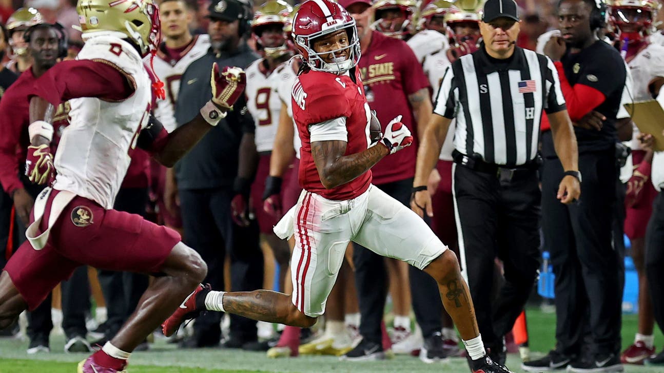 No. 10 Alabama rallies to beat Florida State in offensive thriller