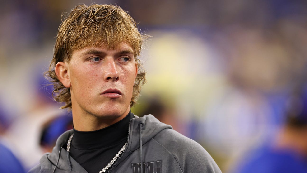Giants QB Jaxson Dart's MRI Reportedly Reveals Worse Knee Injury, Season In Doubt