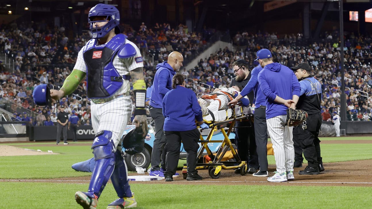 Mets' Jared Young Has Scary Collision With Nolan McLean; CT Scan Negative