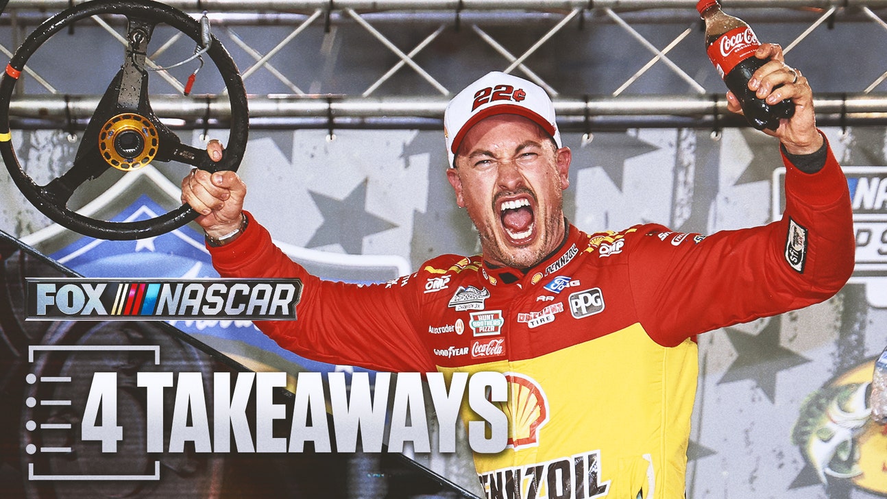 4 Takeaways From Joey Logano's Bristol Win & Hocevar, Blaney's Post-Race Brawl