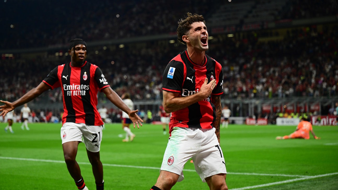 USA's Christian Pulisic Scores In First Start Of Season For AC Milan