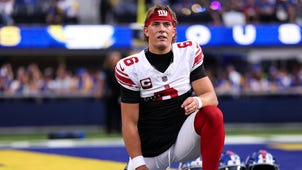 NEXT Trending Image: Giants QB Jaxson Dart Injures Knee On Opening Drive Against Rams