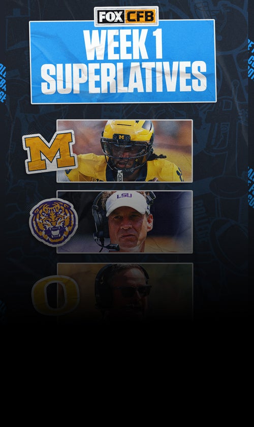 CFB Week 1 Superlatives: Michigan's Hail Mary, Lane Kiffin's LSU Debut And CFP Effects