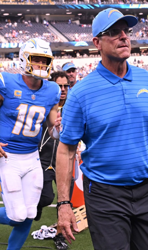 Chargers Coach Jim Harbaugh's Message To Justin Herbert: 'Be Better"