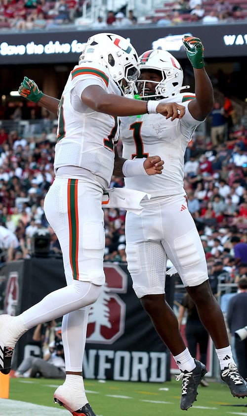 Miami's Darian Mensah Shines In Debut, Malachi Toney Sets Record In Week 1 Win