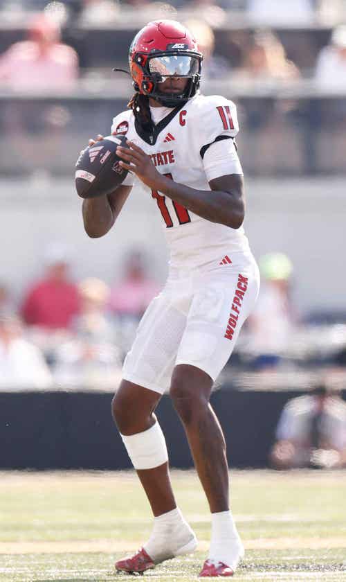 N.C. State QB CJ Bailey Adopts Positive Mindset Following Costly Fumble