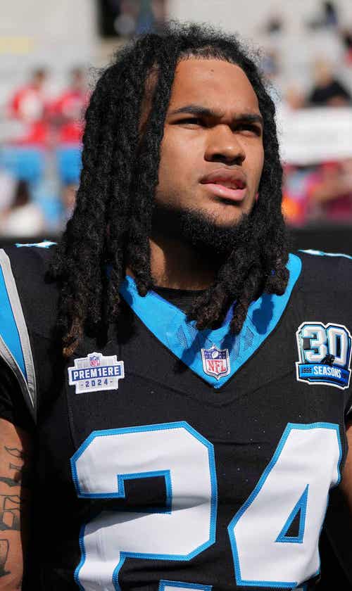 Panthers Optimistic Jonathon Brooks Plays Against Bears Despite Practice Absence