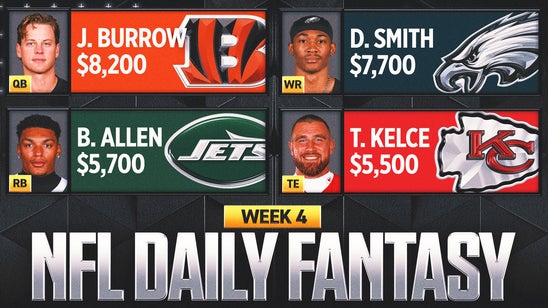 NFL DFS Week 4: Best Picks, Lineup Advice and Value Plays
