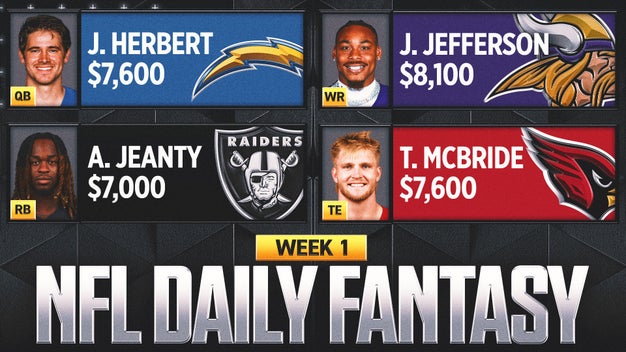 2026 NFL Week 1 Daily Fantasy Football Picks: Best DFS Plays, Values
