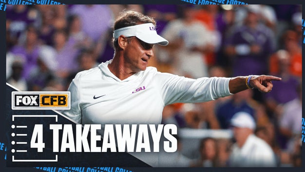 4 Takeaways From LSU's Absolute Throttling Of Clemson In Their Season Opener