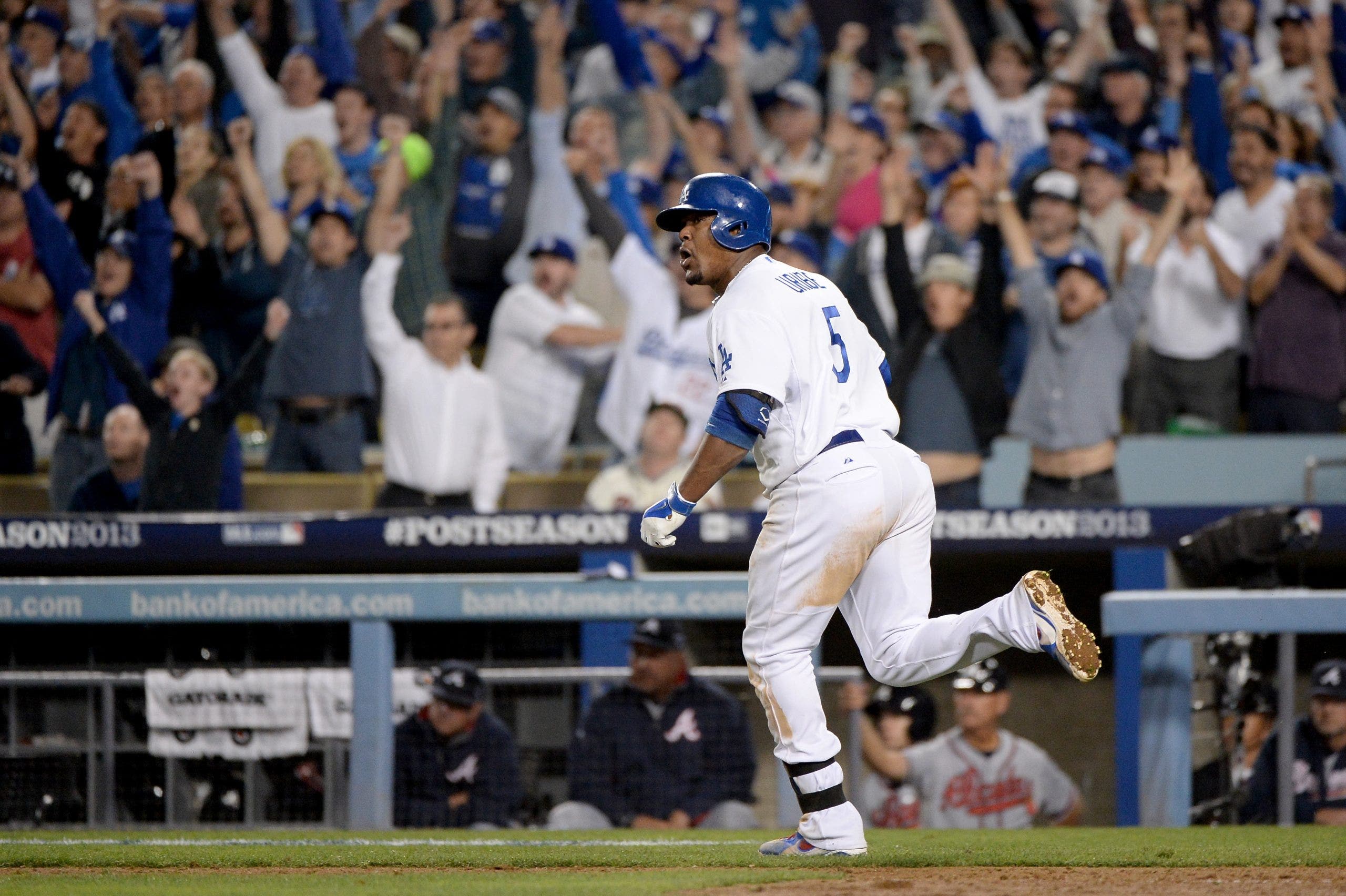 La temporada 2013 de la « MLB » fue la primera vez que los Dodgers se clasificaron para los playoffs desde 2009. (Foto de Harry How/Getty Images)