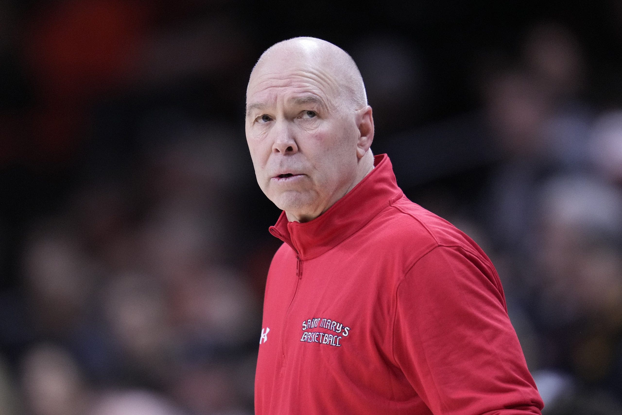 Randy Bennett made 12 NCAA Tournament appearances across 25 seasons at Saint Mary's. (Photo by Soobum Im/Getty Images)